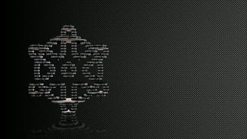 Seamlessly Looping Abstract 3D Geometric Object Rotation