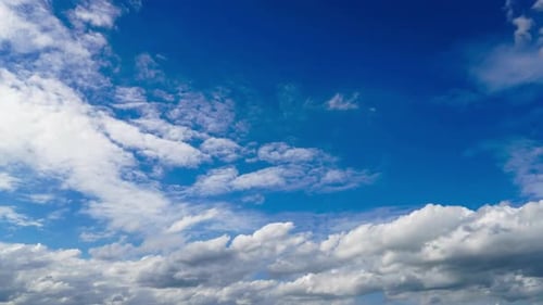 Ciel bleu, ciel, nuages