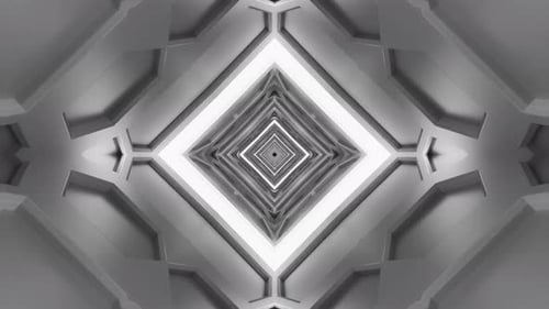 Circuito de túnel branco