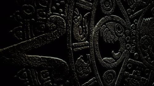 Ancient Stone Carving Close Up