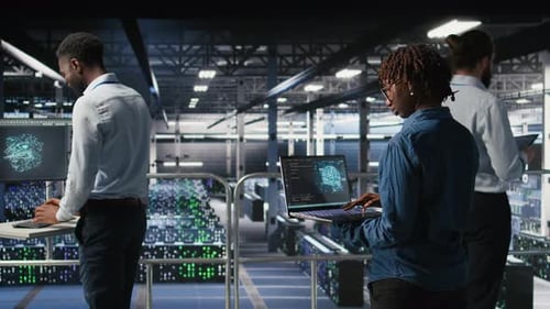 System Administrators in Data Center Monitoring AI LLM Visualization
