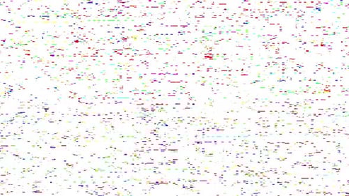 Corruption Collection: animación superpuesta digital de una cinta VHS rota con un efecto de falla parpadeante