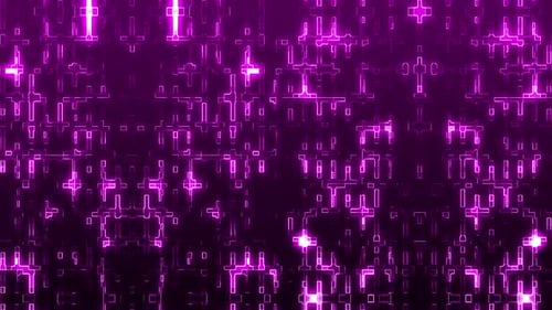Rosa abstrakter Technologie-Hintergrund Loop V5