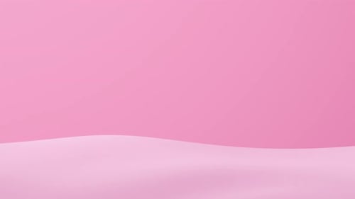Abstract Fluid Pink Wave Background Animation