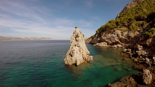Mediterranean Coastal Seascape Sea Nature Vacation Holiday Destination