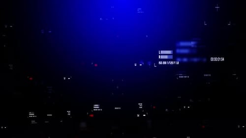 Technology Blue Background Loop