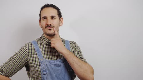 Man Had a Brilliant Idea Raising Finger