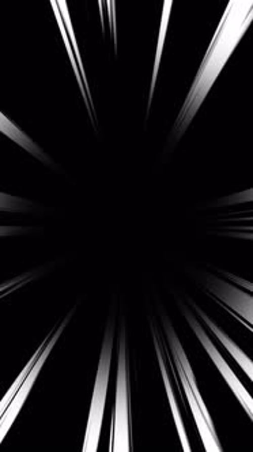 Dynamic Radial Speed Lines Graphic Overlay