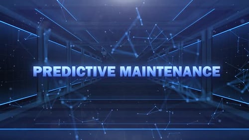 Futuristic Technology Grid Text Reveal Opener