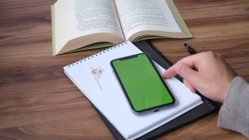 Greenscreen-Telefon funktioniert