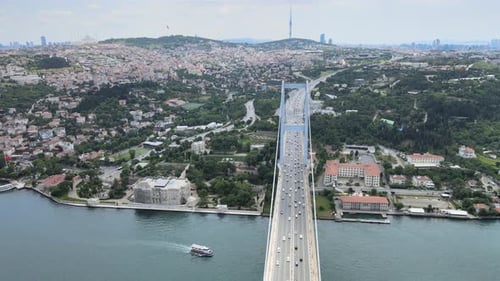 Aerial Bosphorus Bridge