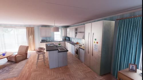 3D Modern Kitchen