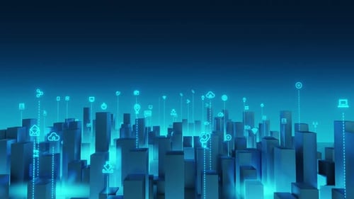 City big data internet of things background