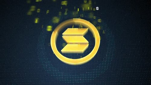 Futuristic Digital Logo Reveal with Tech Elements