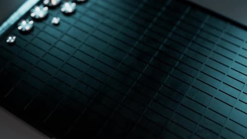 Detaillierte Batteriezellenanordnung im Energiemodul
