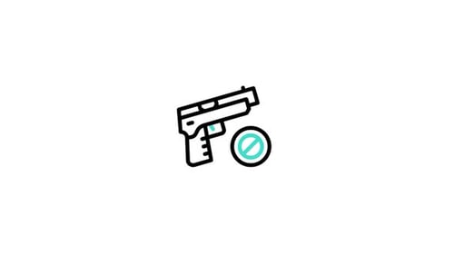 No Gun Animated Icon