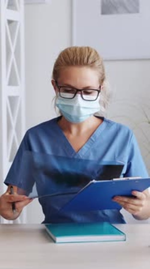 Vertical Doctor Appointment Medical Examination