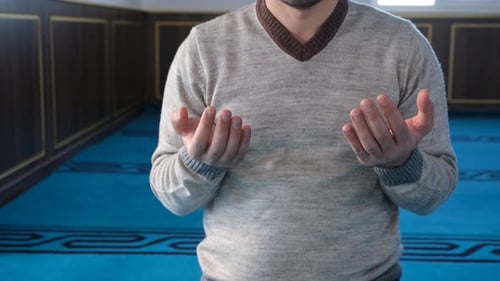 Praying Ramadan Mosque