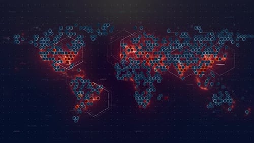Futuristic World Map