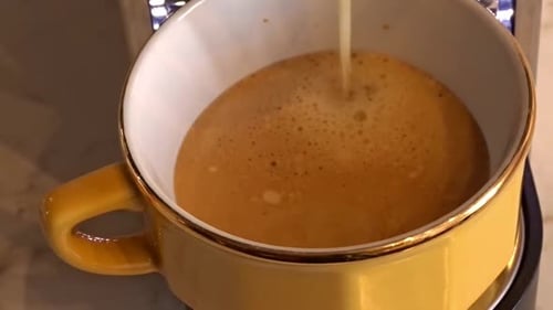Pouring Arabic Coffee in Slow Motion