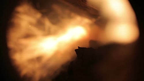 Burning Coal Fireplace Inferno Sound