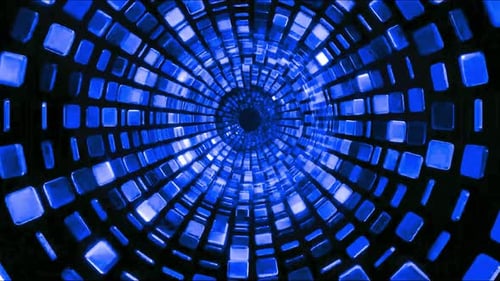 Abstrakter Hintergrund der Tunnelreise