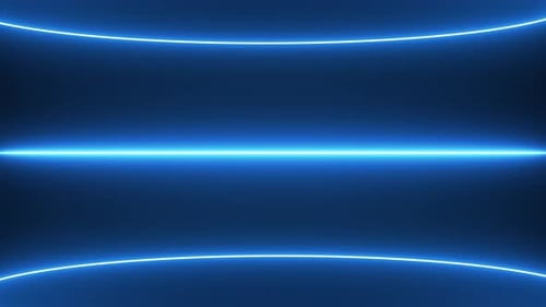Large Digital Screen in a Virtual Cinema Glowing Background