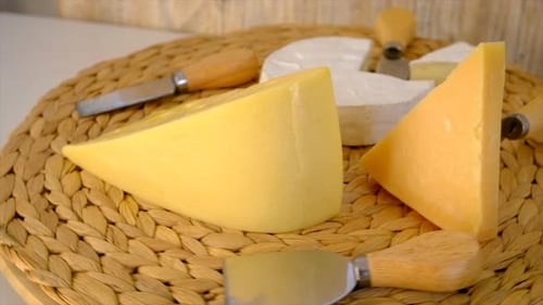 Different Cheese on the Table