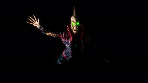 Punk Skeleton VJ Loop