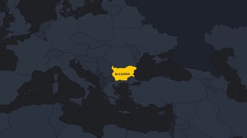 Animated World Map Country Highlight Reveal