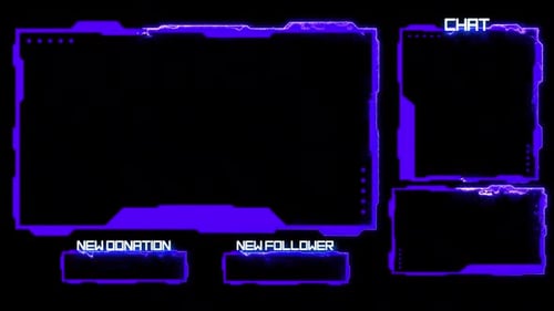 Purple Streamer Overlay Setup