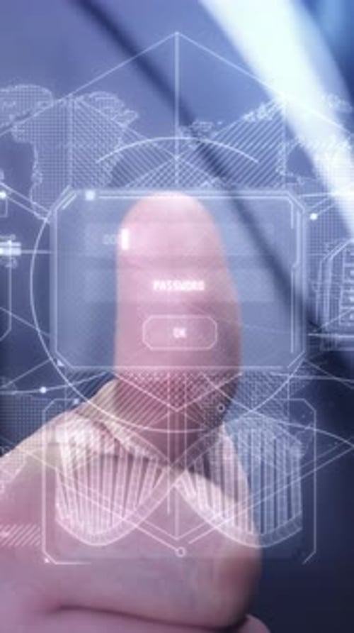 Authorization in the System By DNA Using a Fingerprint