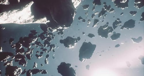 Exploring the Vast Field of Asteroids in Deep Space Environment