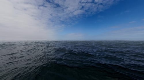 Calm Ocean Background Loop 4K 01