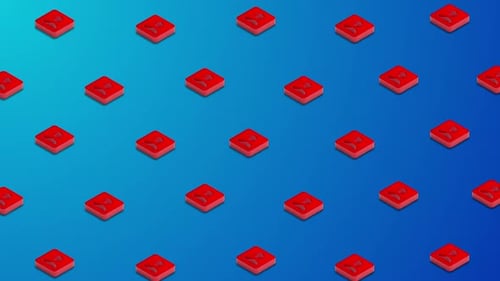 Boucle d'arrière-plan d'animation d'Icones