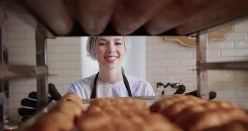 Artistry and Flavor Bakery Maven Showcasing Culinary Craftsmanship in the Supermarket