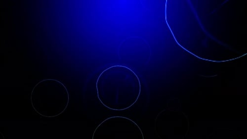 Boucle de fond bleue pour la technologie numérique