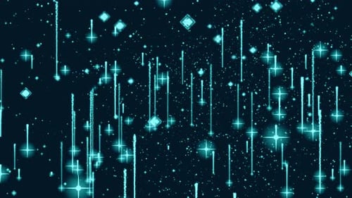 Lights blue bokeh background. Elegant blue abstract. Disco background with circles and stars. Christ