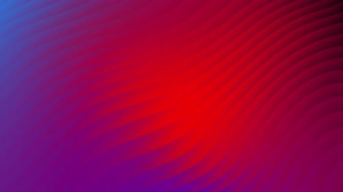 Abstract red-blue neon glow line wave background animation, abstract seamless lines.