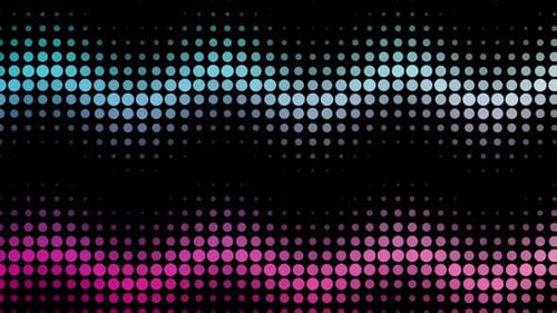 Animated Geometric Halftone Dot Background Loop