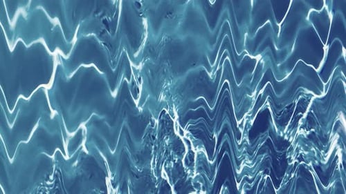 Abstract Fluid Blue Water Ripples Background Loop
