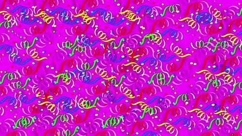 Confetti Celebrate Icon Loop Background