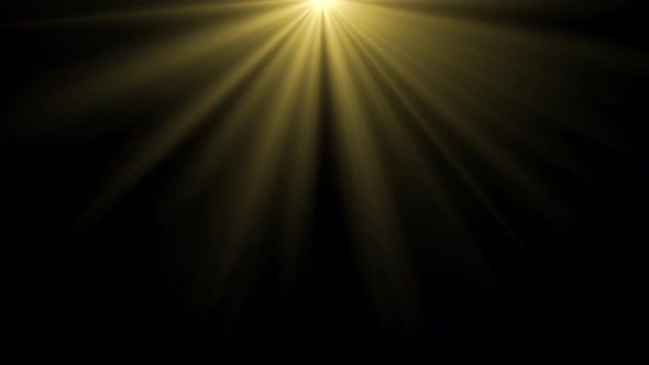 3D Light Rays Animation Shine or Sun Effect Black Screen Glitter Shiny ...