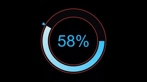 Circular Loading Percent Bar