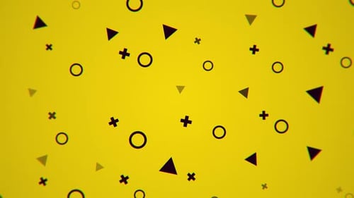 Fondo de patrón de formas geométricas simples