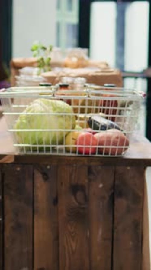 Vertical Video Empty Local Zero Waste Eco Store