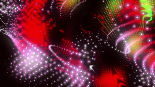 Dynamic Abstract Light Trails Background Animation