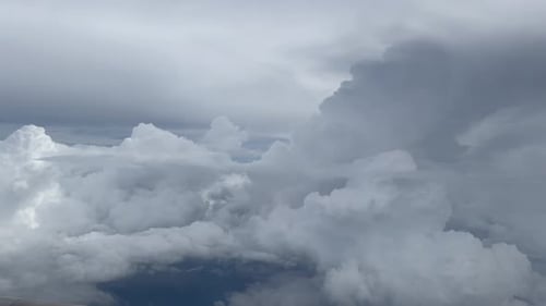 Beautiful cloud with a nice blue sky