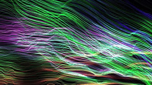 Dynamischer Textilfasergarnwellenhintergrund V5