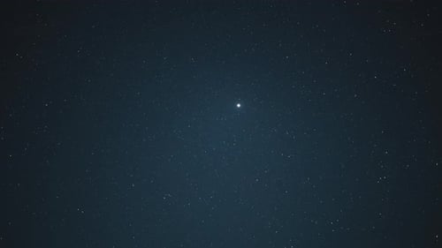 Animated Starry Sky in Deep Space